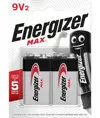 Pile Energizer Max 9V / 522 (2 pezzi in blister)