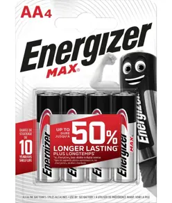 Pile Energizer Max AA / E91 (4 pezzi in blister)