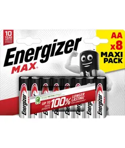 Pile Energizer Max AA / E91 (8 pezzi in blister)