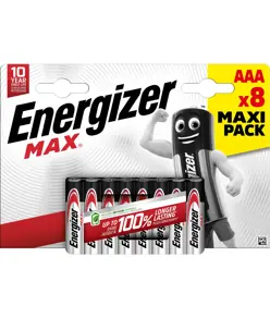 Pile Energizer Max AAA / E92 (8 pezzi in blister)