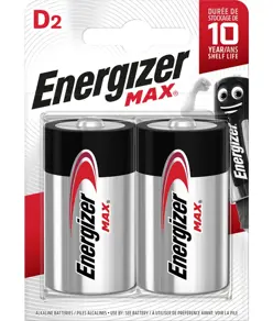 Pile Energizer Max D / E95 (2 pezzi in blister)