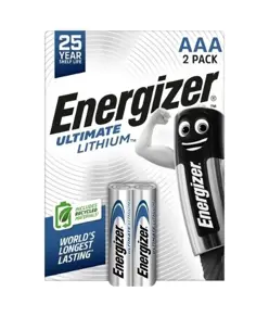 Pile Energizer Ultimate Lithium AAA / E92 / L92 (confezione da 2)