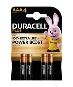 PLUS POWER BOOST AAA / MN2400 / LR03 (4 pezzi) duracell