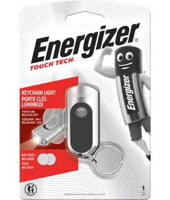 Portachiavi LED Energizer con pulsante a sfioramento