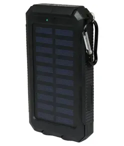 Powerbank da esterno con pannello solare, 10.000 mAh