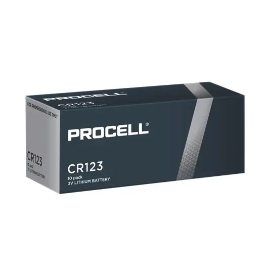 PROCELL CR123 Batterien (10 Stk.) duracell