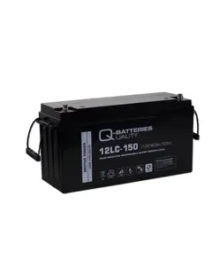 Q-Batteries 12LC-150 / 12V - 160Ah Blei Akku Zyklentyp AGM - Deep Cycle VRLA