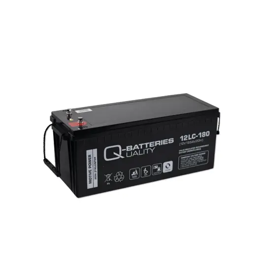 Q-Batteries 12LC-180 / 12V - 193Ah Blei Akku Zyklentyp AGM - Deep Cycle VRLA