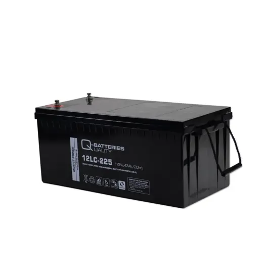 Q-Batteries 12LC-225 / 12V - 243Ah Blei Akku Zyklentyp AGM - Deep Cycle VRLA