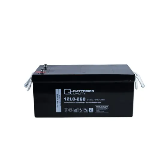 Q-Batteries 12LC-260 / 12V - 278Ah Blei Akku Zyklentyp AGM - Deep Cycle VRLA