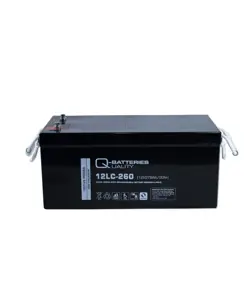 Q-Batteries 12LC-260 / 12V - 278Ah Blei Akku Zyklentyp AGM - Deep Cycle VRLA