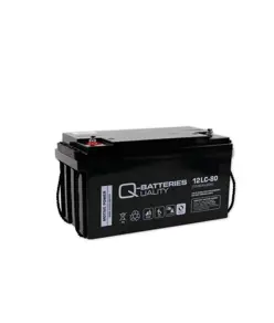 Q-Batteries 12LC-80 / 12V - 80Ah Blei Akku Zyklentyp AGM - Deep Cycle VRLA