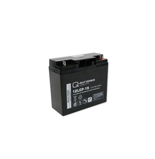 Q-Batteries 12LCP-19 / 12V - 19Ah Blei Akku Zyklentyp AGM - Deep Cycle VRLA
