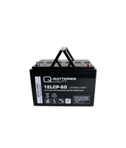 Q-Batteries 12LCP-60 / 12V - 63Ah Blei Akku Zyklentyp AGM - Deep Cycle VRLA