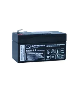 Q-Batteries 12LS-1.2 12V 1,2Ah Blei-Vlies Akku / AGM VRLA mit VdS