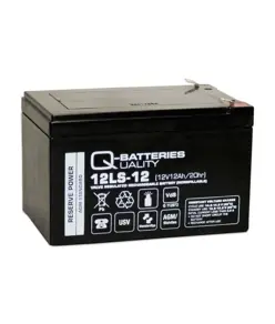 Q-Batteries 12LS-12 F2 12V 12Ah Blei-Vlies-Akku / AGM VRLA mit VdS