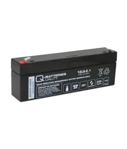 Q-Batteries 12LS-2.1 12V 2,1Ah Blei-Vlies Akku / AGM VRLA VRLA mit VdS