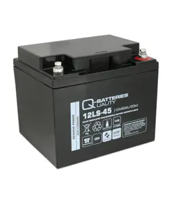 Q-Batteries 12LS-45 12V 45Ah Blei-Vlies-Akku / AGM VRLA mit VdS