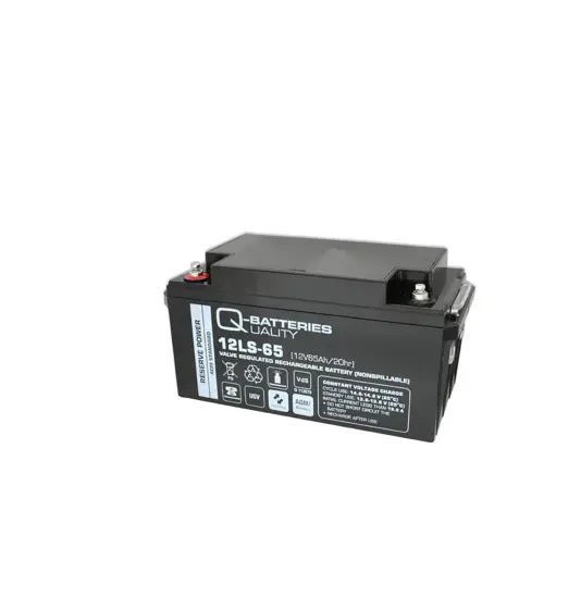 Q-Batteries 12LS-65 12V 65Ah Blei-Vlies-Akku / AGM VRLA mit VdS