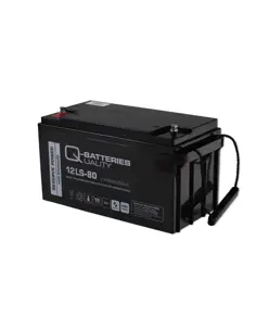 Q-Batteries 12LS-80 / 12V - 82Ah Blei Akku Standard-Typ AGM - 10 Jahres-Typ