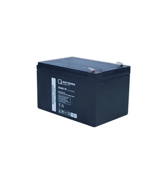 Q-Batteries 12LSX-12 12V 12,2 Ah Blei-Vlies-Akku / AGM 10 Jahre F2 Anschluss