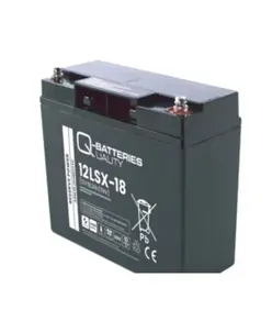 Q-Batteries 12LSX-18 Batteria AGM da 12V 18,2Ah con durata di 10 anni