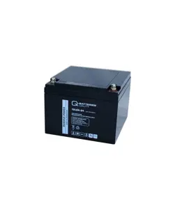 Q-Batteries 12LSX-24 12V 24Ah Blei-Vlies-Akku / AGM 10 Jahre