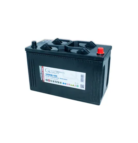 Q-Batteries 12SEM-120 12V 120Ah Semitraktionsbatterie