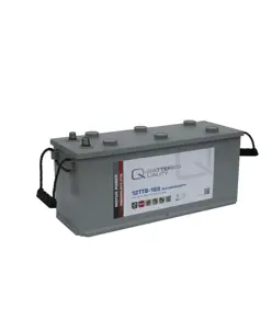 Q-Batteries 12TTB-165 12V 165Ah (C20) geschlossene Blockbatterie, positive Röhrchenplatte