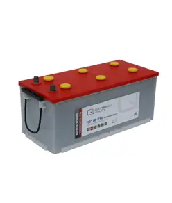 Q-Batteries 12TTB-210 12V 210Ah (C20) geschlossene Blockbatterie, positive Röhrchenplatte