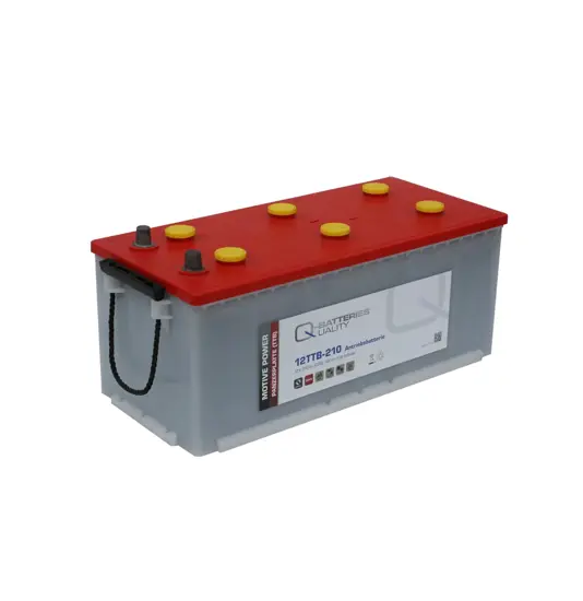 Q-Batteries 12TTB-210 12V 210Ah (C20) geschlossene Blockbatterie, positive Röhrchenplatte
