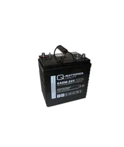 Q-Batteries 6AGM-225 Traction 6V 210Ah AGM Batteri