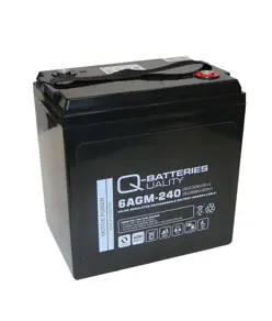 Q-Batteries 6AGM240 Traction 6V 268Ah AGM Batteri