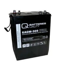 Q-Batteries 6AGM305 Traction 6V 340Ah AGM Batteri