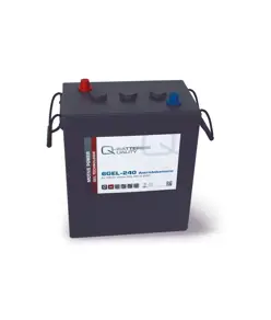Q-Batteries 6GEL-240 Antriebsbatterie 6V 240Ah (5h) 292Ah(20h) wartungsfreier Gel-Akku VRLA