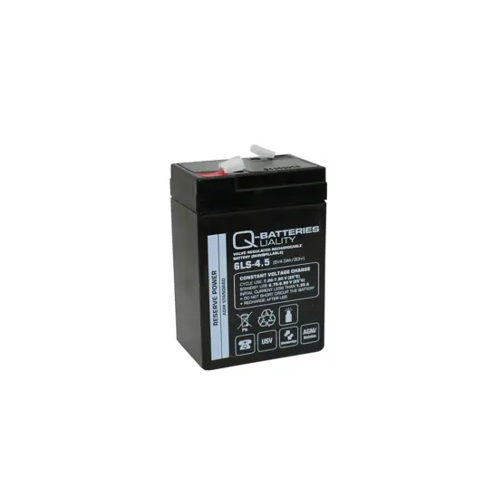 Q-Batteries 6LS-4.5 6V 4,5Ah AGM batteri