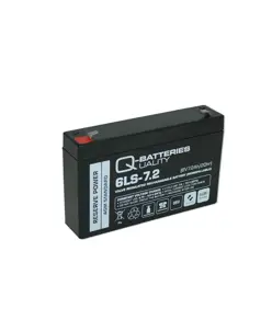 Q-Batteries 6LS-7.2 6V 7,2Ah Blei-Vlies Akku / AGM VRLA