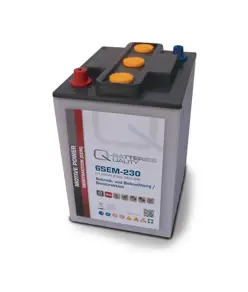 Q-Batteries 6SEM-230 6V 230Ah Semitraktionsbatterie