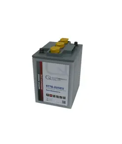 Q-Batteries 6TTB-225EU 6V 225Ah (C20) geschlossene Blockbatterie, positive Röhrchenplatte