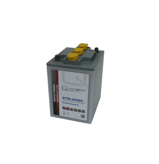 Q-Batteries 6TTB-225EU 6V 225Ah (C20) geschlossene Blockbatterie, positive Röhrchenplatte