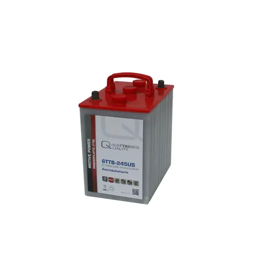 Q-Batteries 6TTB-245US 6V 245Ah (C20) geschlossene Blockbatterie, positive Röhrchenplatte