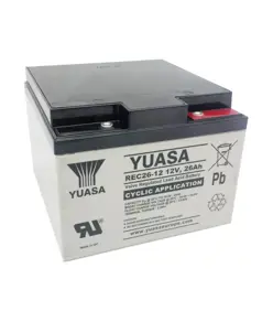 REC26-12I Yuasa Cyklisk Blybatteri