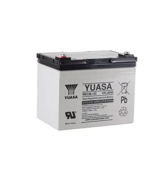 REC36-12I Yuasa Cyklisk Blybatteri