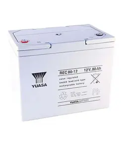 REC80-12I Yuasa Cyklisk Blybatteri