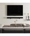 Staffa universale per soundbar, montata a parete, regolabile, 1 set