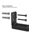 Staffa universale per soundbar, montata a parete, regolabile, 1 set