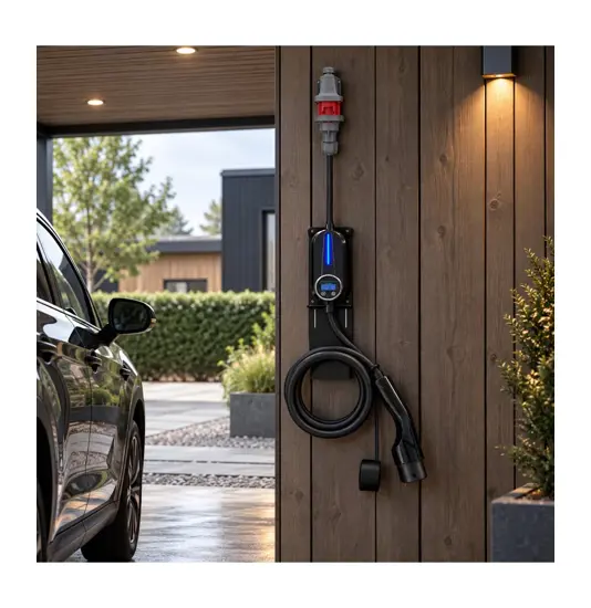 Supporto a muro per caricatore portatile per auto elettrica da 11 kW/22 kW – regolabile