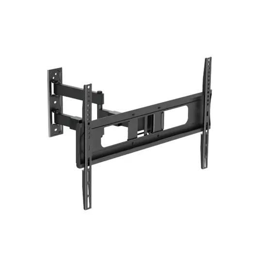 Supporto a parete per TV, completamente mobile, con cavo fisso, inclinazione, 50 kg. 37" - 86".