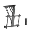 Supporto da soffitto per TV motorizzato e pieghevole con telecomando, 35 kg. 32" - 70"