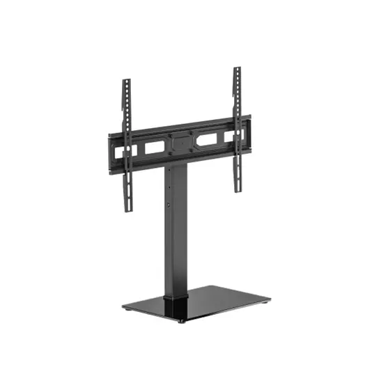 Supporto da tavolo per TV con fissaggio a cavo e funzione girevole, 40 kg. 37" - 75"